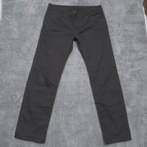 prAna Brion II Chinos Stretch Straight Leg Dark Gray Men's Pants Size 34X32